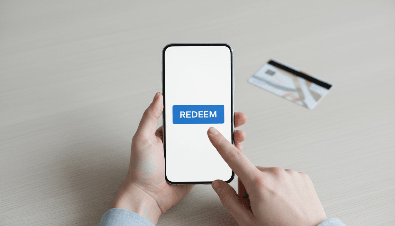 Redeeming a gift card on VortexCard